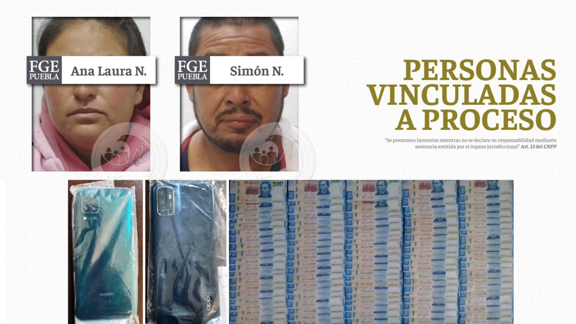 Pareja vinculada a proceso por el secuestro de una familia - Puebla321