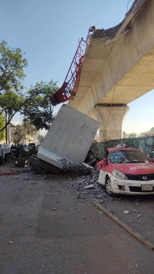 Incidente en Observatorio: Estructura del Tren Interurbano México-Toluca colapsa