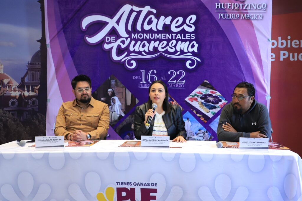 Promueven gobierno estatal y municipal altares monumentales de Huejotzingo