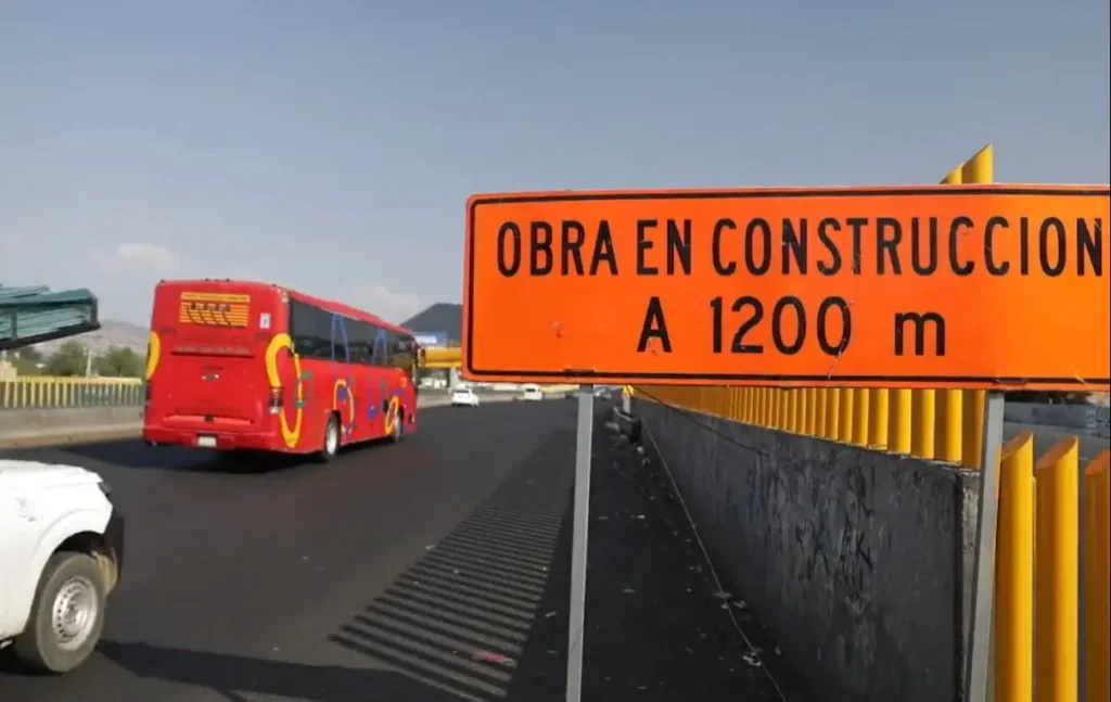 Obras en la Autopista México-Puebla: Cierres del Outlet a los estadios desde el 6 de febrero por rehabilitación