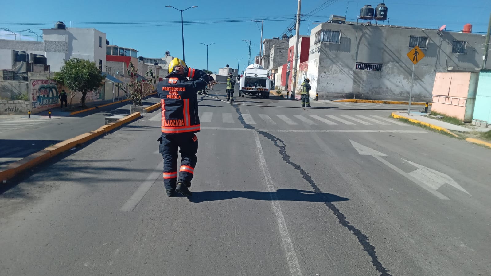 Emergencia en La Guadalupana: Fuga de Gas LP desata operativo de evacuación 