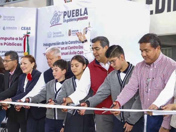 Con inversión en materia educativa, gobierno de Sergio Salomón apuesta por las siguientes generaciones