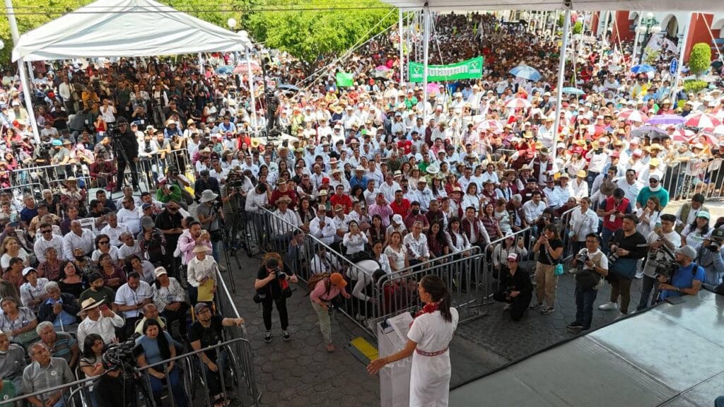 La oposición está desesperada, pero el pueblo de México ya no les cree: Claudia Sheinbaum llama a hacer equipo junto a Alejandro Armenta a favor de la consolidación de la 4T en Puebla