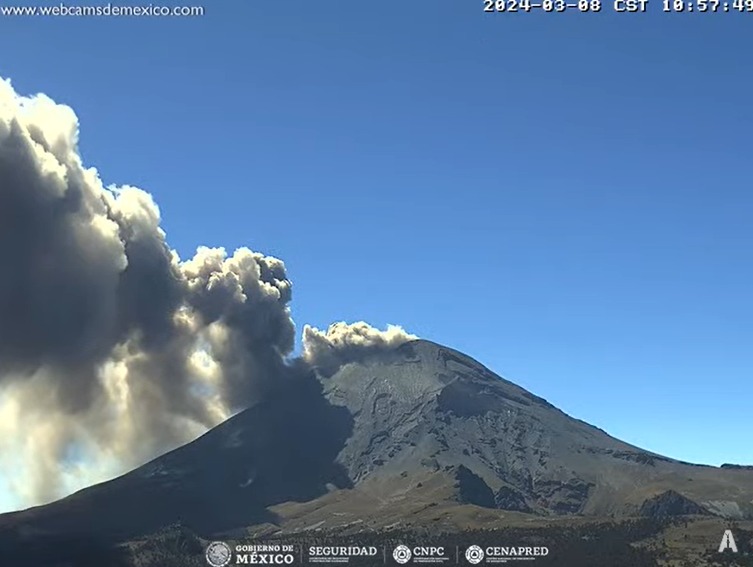 Actividad volcánica persiste y afecta diversos municipios; gobierno refuerza medidas de seguridad y salud