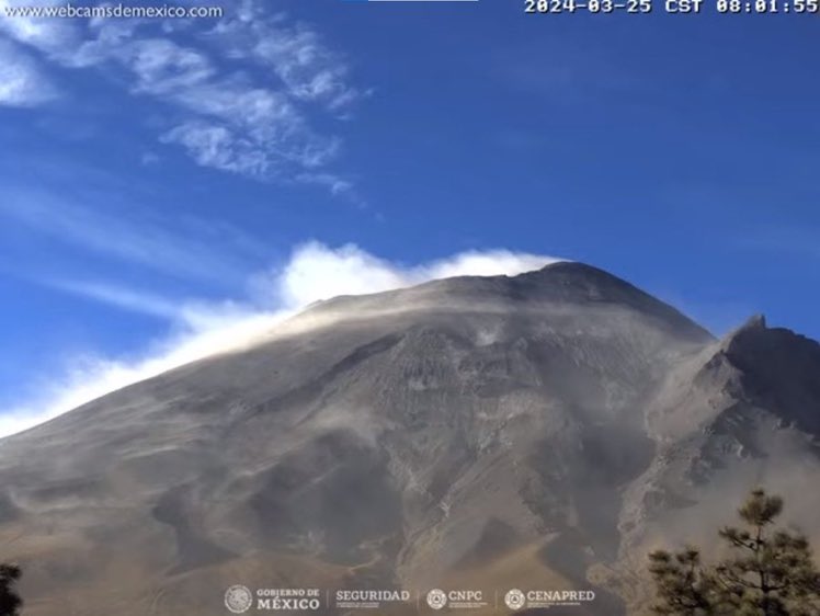 Aumentan los casos de rinitis por ceniza del Popocatépetl