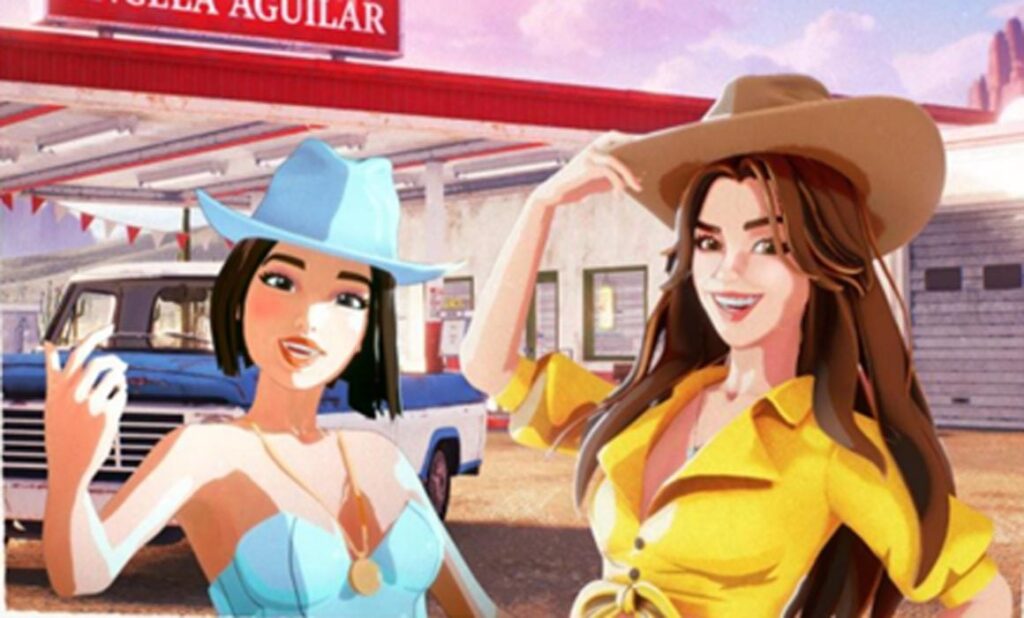 Thalía y Ángela Aguilar cobran vida en un colorido video animado de su nuevo sencillo "Troca"