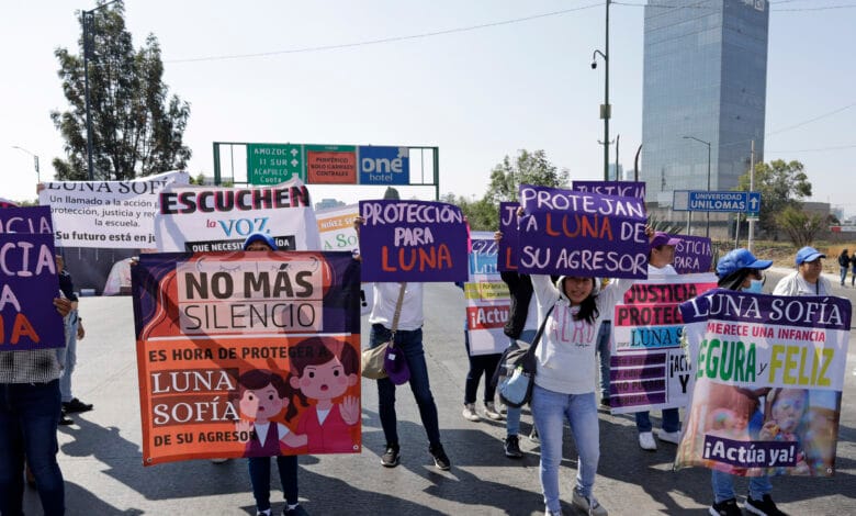 Protesta en Puebla: Bloqueo en el Periférico Ecológico exige el regreso de Luna a su madre