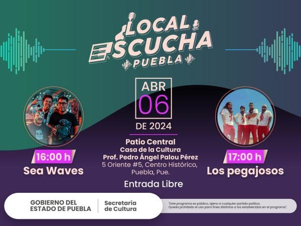 Ofrecerán artistas poblanos conciertos en Casa de la Cultura