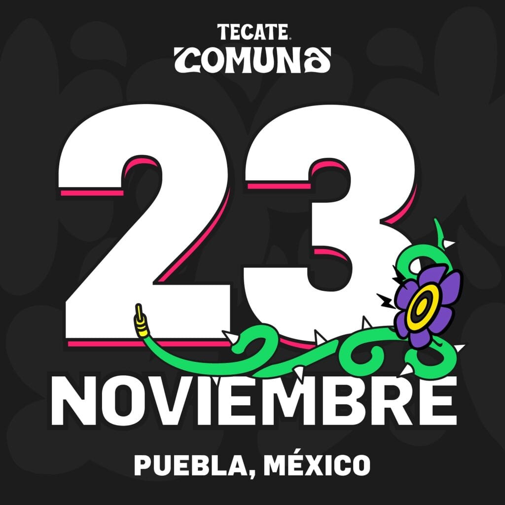 Fecha confirmada para el festival Tecate Comuna 2024 en Puebla