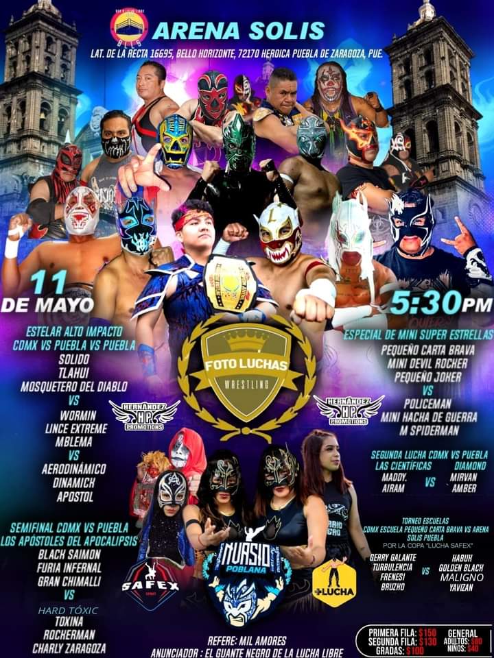 Foto Luchas Wrestling tomará la Arena Solís 