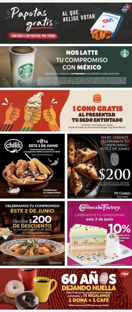 Conoce las empresas que este 2 de junio estarán dando incentivos y promociones a sus colaboradores y votantes: #EmpresasTrabajandoXTi
