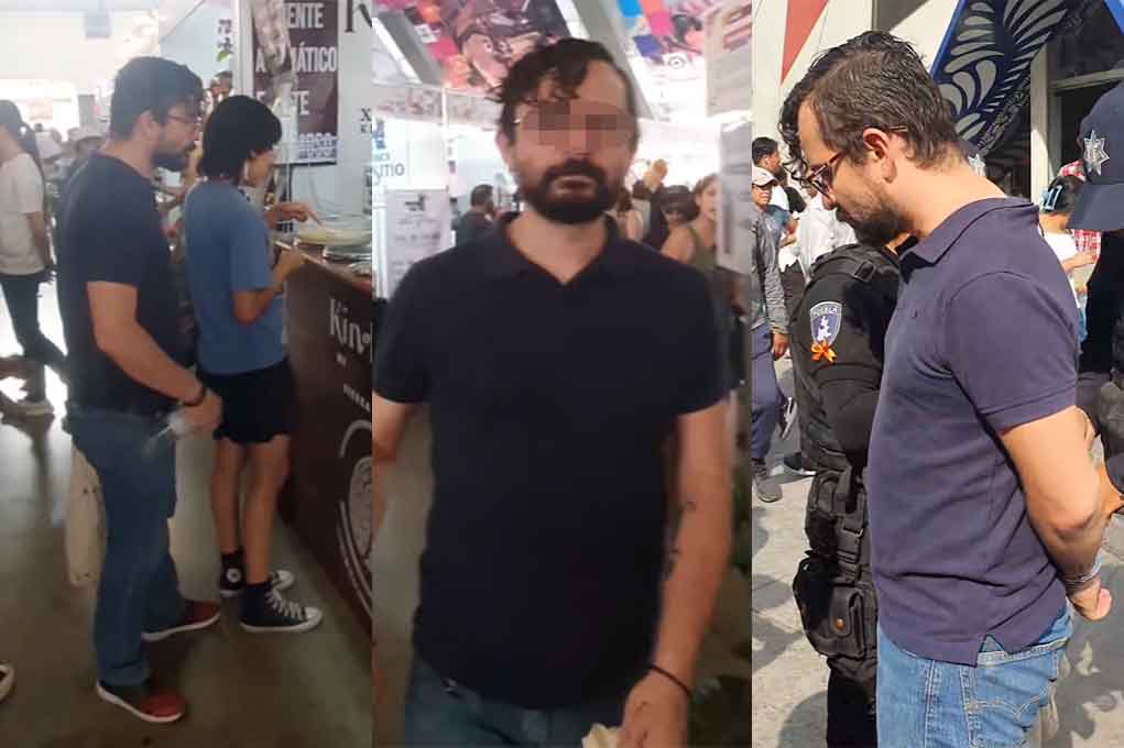 ¡Depravado! Hombre es detenido por grabar a mujeres con cámara oculta en su calzado