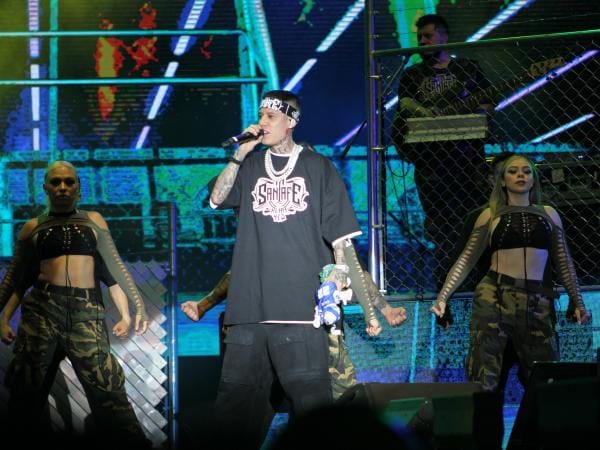 Noche de rap en Feria de Puebla con Santa Fe Klan