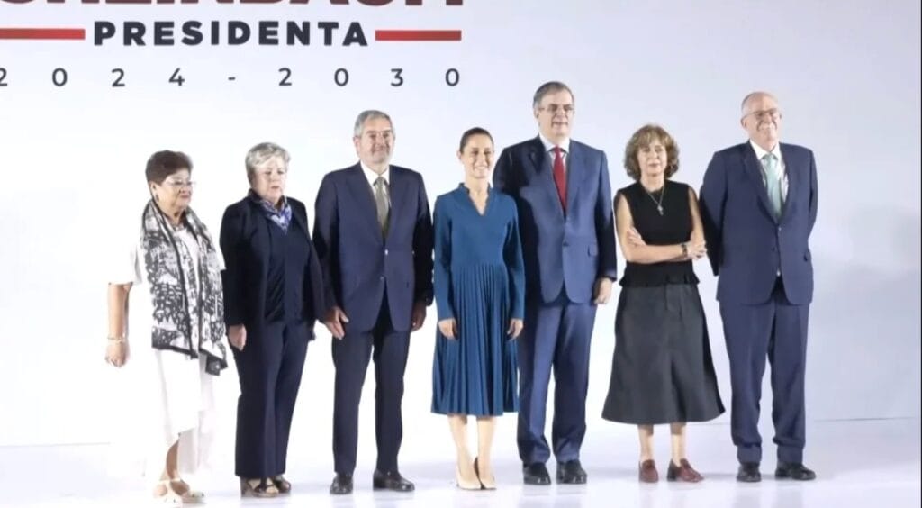 Claudia Sheinbaum anuncia parte de su Gabinete en el MIDE