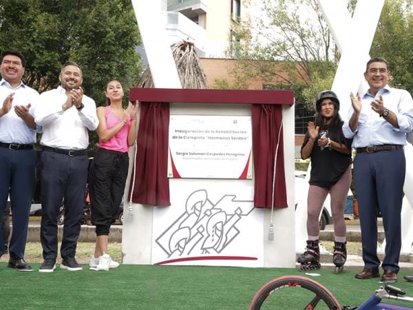 Rescata gobierno de Puebla espacios públicos para fomentar movilidad no motorizada y esparcimiento seguro