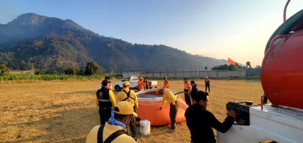 Brigadistas controlan incendio en Chignautla