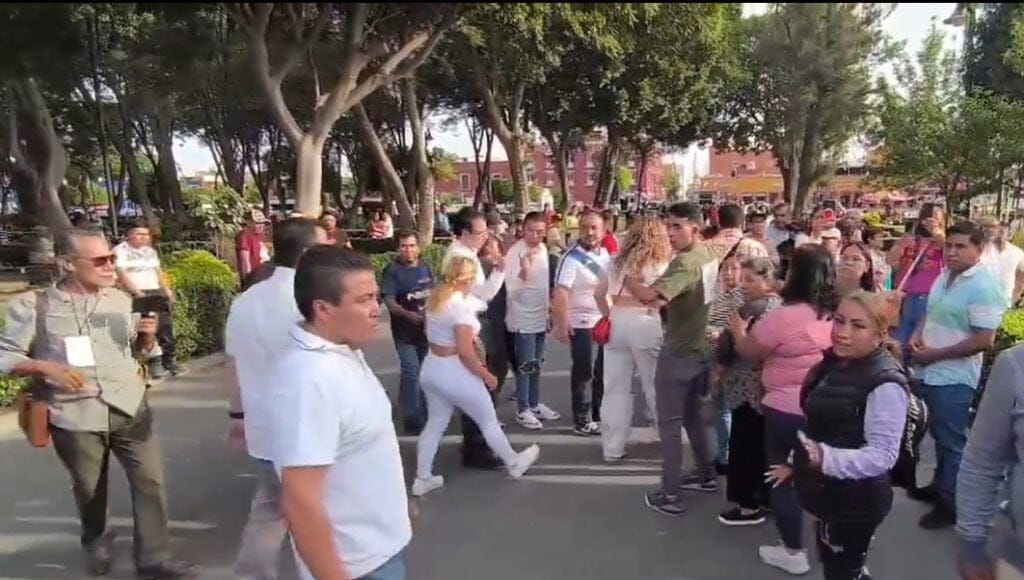 Opositores de Tonantzin Fernández intentan sabotear 'Fiesta de la Democracia'