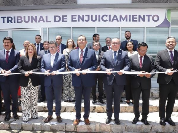 Inaugura Sergio Salomón Tribunal de Enjuiciamiento; coadyuvará a mantener el orden social