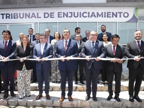 Inaugura Sergio Salomón Tribunal de Enjuiciamiento; coadyuvará a mantener el orden social