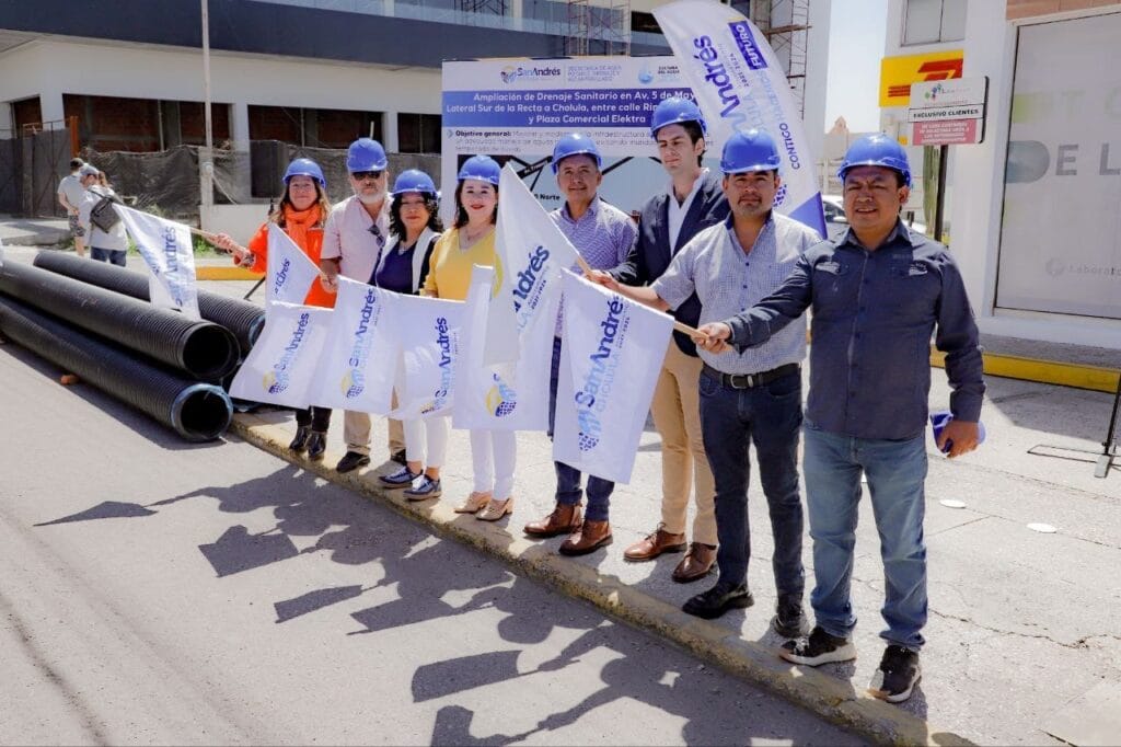 Resalta Mundo Tlatehui importancia de ampliación de drenaje sanitario en Avenida 5 de Mayo  