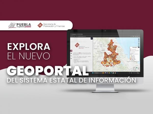 Anuncia gobierno de Puebla lanzamiento de "Geoportal SEI"