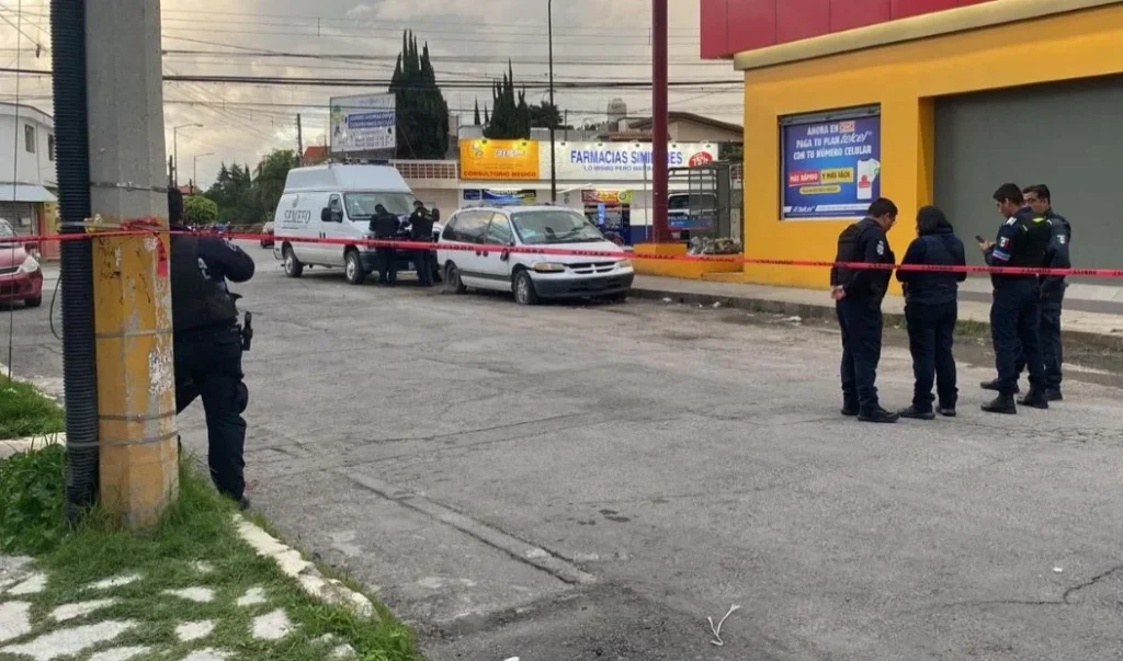 Asesinan a hombre en estacionamiento de Oxxo en San Jerónimo Caleras
