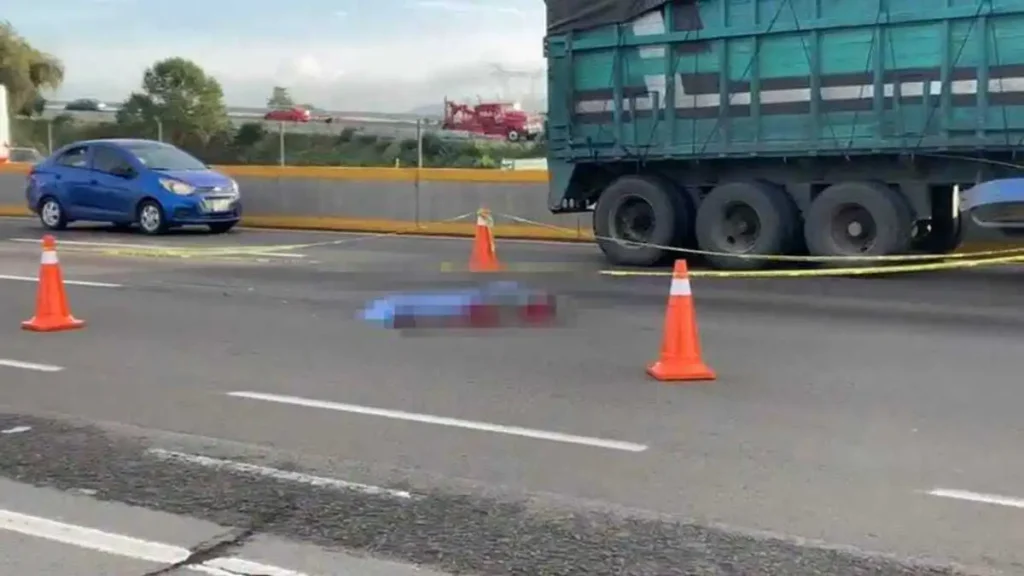 Trágico accidente en la Autopista México-Puebla: Hombre muere atropellado
