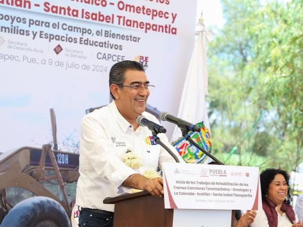 Destina gobierno de Sergio Salomón más de 27 mdp para obra carretera en Tochtepec
