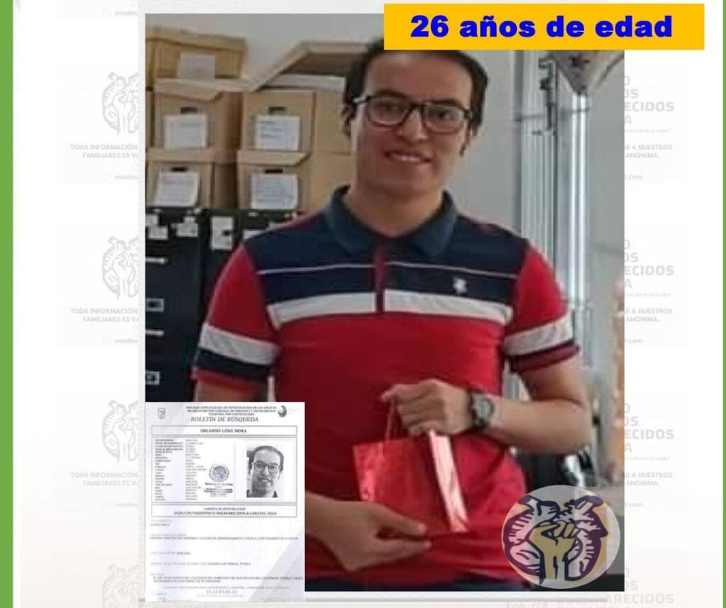 Buscan a Orlando Luna Mora, desaparecido en Los Héroes el 18 de agosto