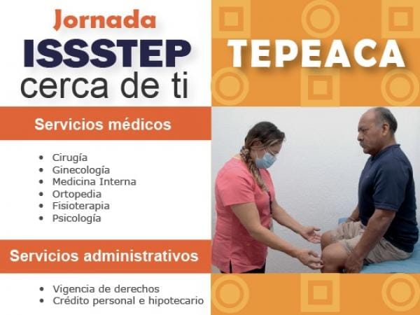 Invita ISSSTEP a derechohabientes a jornada regional en Tepeaca