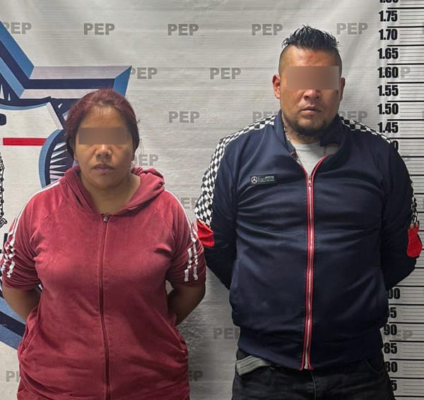 Detiene SSP a hombre y mujer por robo de vehículo de plataforma digital
