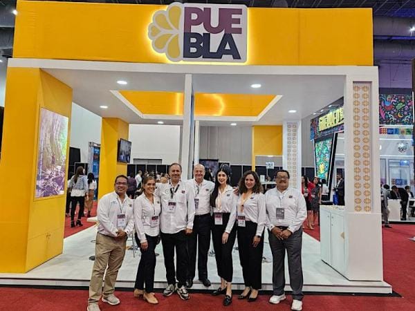 Promociona gobierno estatal a Puebla en IBTM Américas de la CDMX