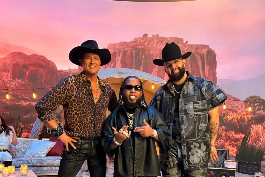 Carin León, Carlos Vives y Chimbala lanzan nuevo éxito "La Chancleta"