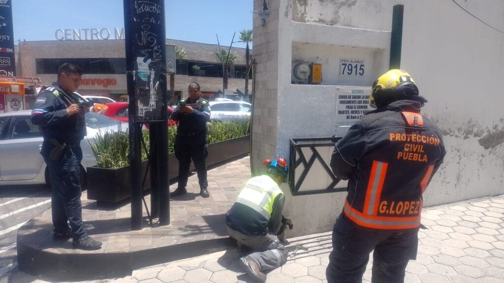 Controlan fuga de Gas Natural en Plaza Centro Mayor; no hay afectados