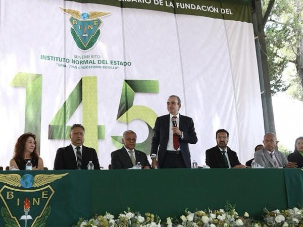 Celebra gobierno estatal 145 aniversario de la fundación del BINE