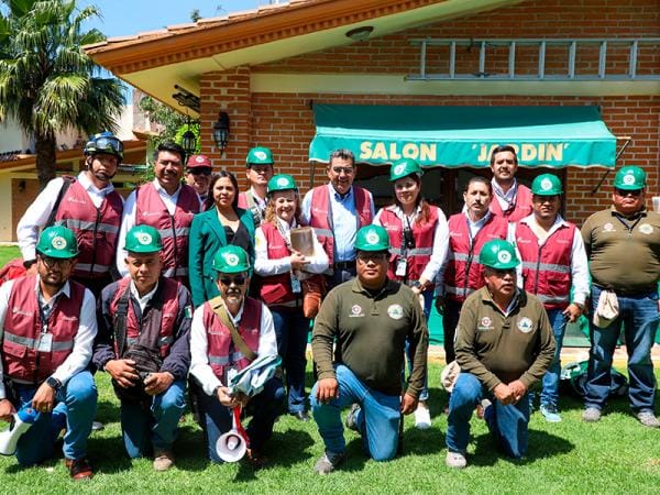 En Huejotzingo, Sergio Salomón encabeza Simulacro Nacional 2024