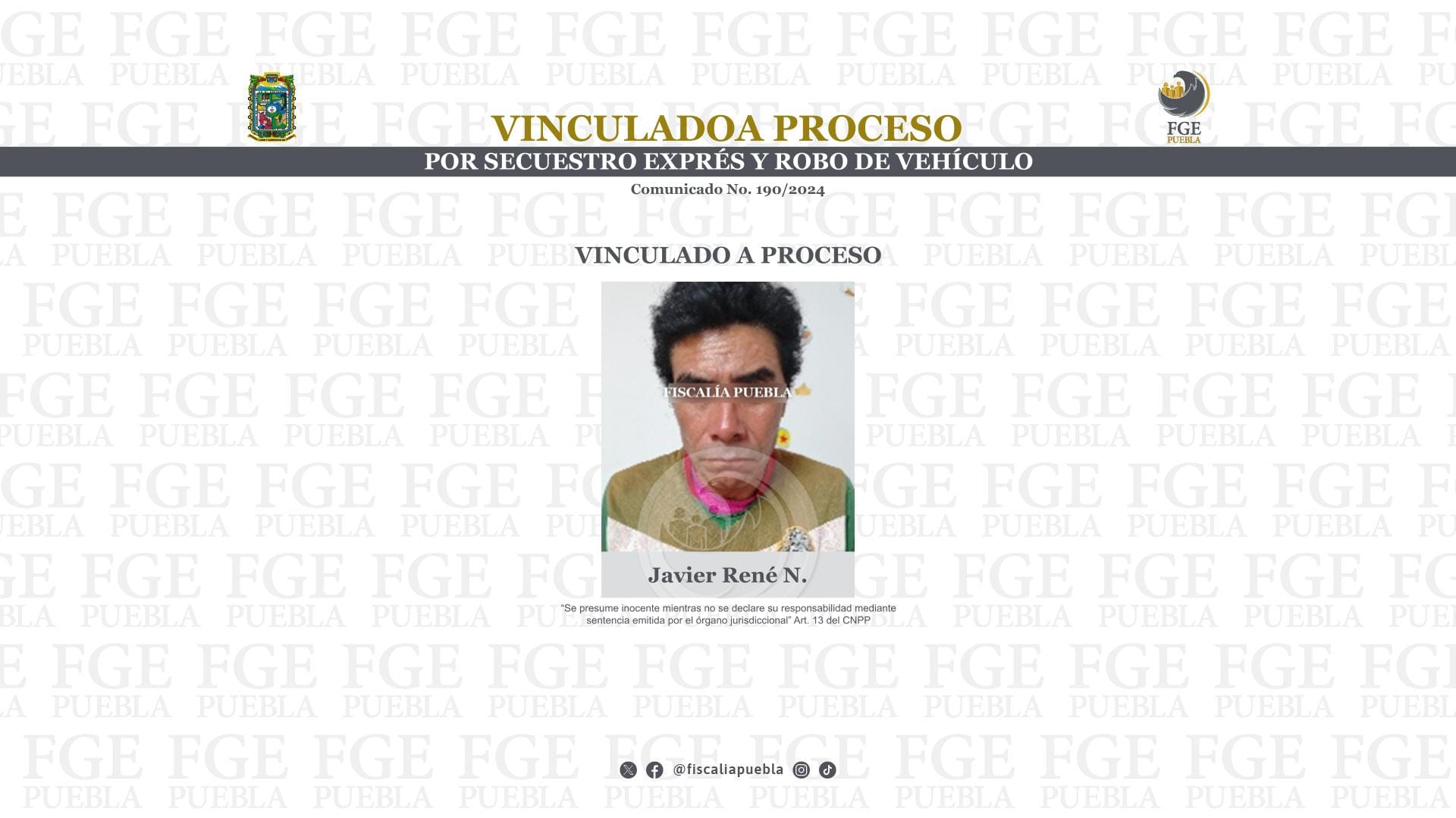 Vinculado a proceso por secuestro exprés y robo de vehículo - Puebla321