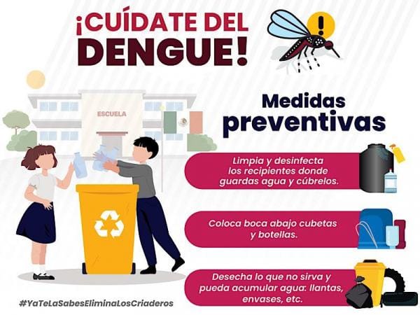 Registra Salud 19 contagios por dengue en las últimas 24 horas