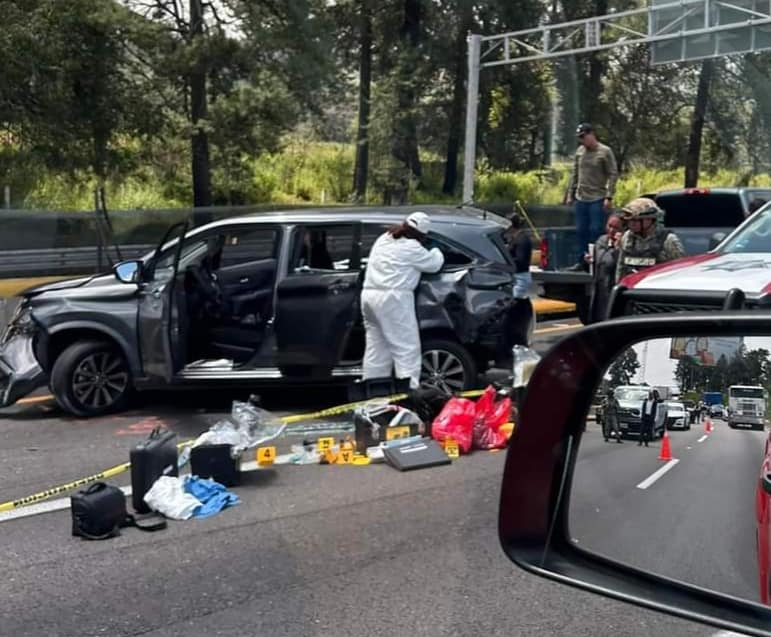 Asesinan a esposa del Presidente Municipal de San Andrés Calpan en la Autopista México-Puebla