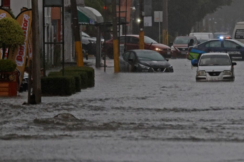 Gobierno de Puebla evalúa daños por lluvias en el sur de la capital
