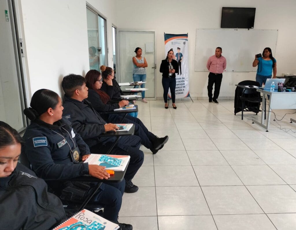Prevalece capacitación continua a policías de San Andrés Cholula