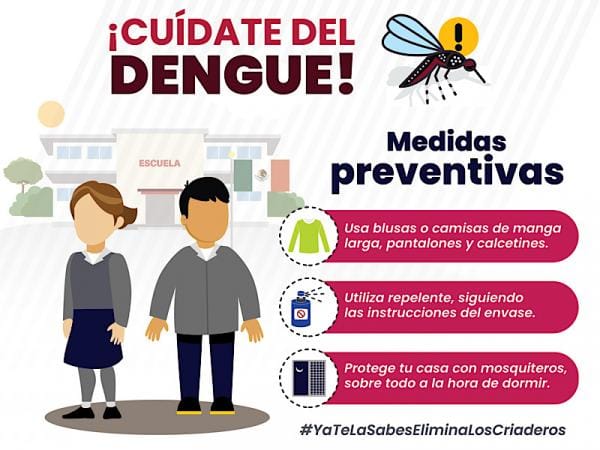 Reporta Salud 32 nuevos contagios por dengue