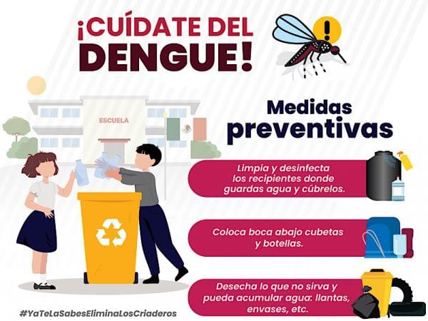 Atiende Salud a 35 personas hospitalizadas por dengue en las últimas 24 horas