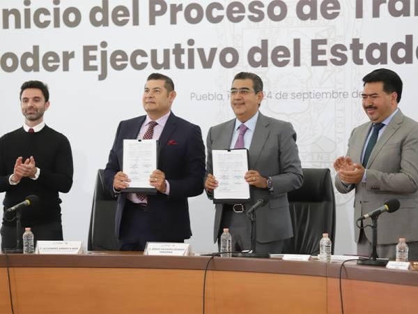 Inician Sergio Salomón y Alejandro Armenta proceso de Transición del Poder Ejecutivo