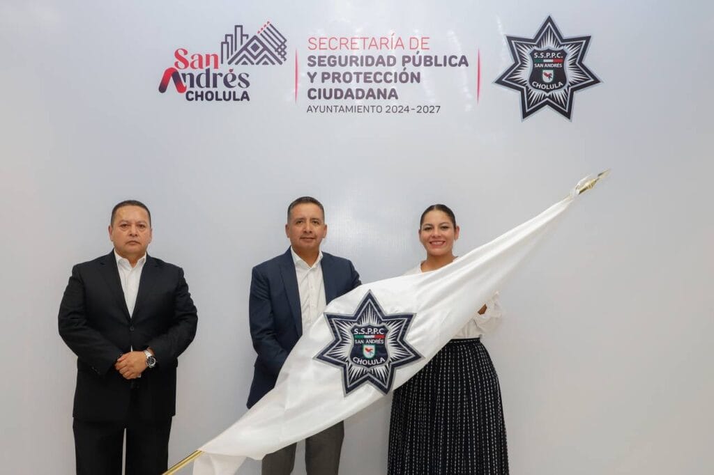 Lupita Cuautle asume la Secretaría de Seguridad Pública en San Andrés Cholula
