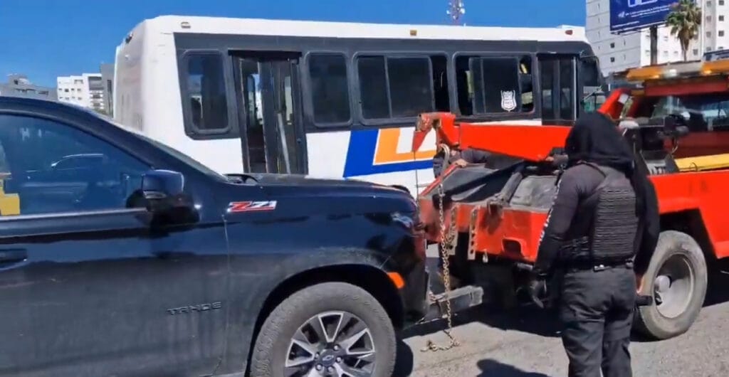 Tráfico lento en Vía Atlixcáyotl por operativo de seguridad