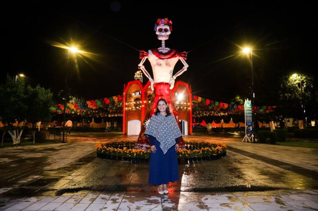 Inaugura Lupita Cuautle la cuarta edición del Festival Sendero al Mictlán