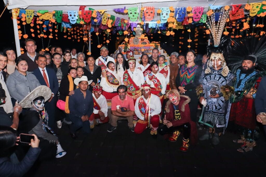 Inauguran en San Pedro Cholula el "Huey Miccailhuitl, la Gran Fiesta de los Muertos"