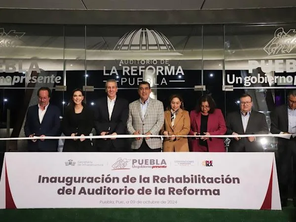 Con rescate del Auditorio de la Reforma, gobierno estatal cuida patrimonio de poblanos