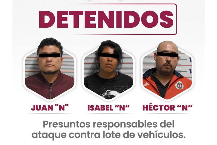 SSC detiene a tres sospechosos tras violento ataque en Puebla que dejó un muerto
